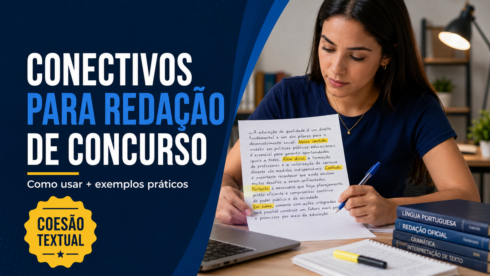Conectivos para redação de concurso