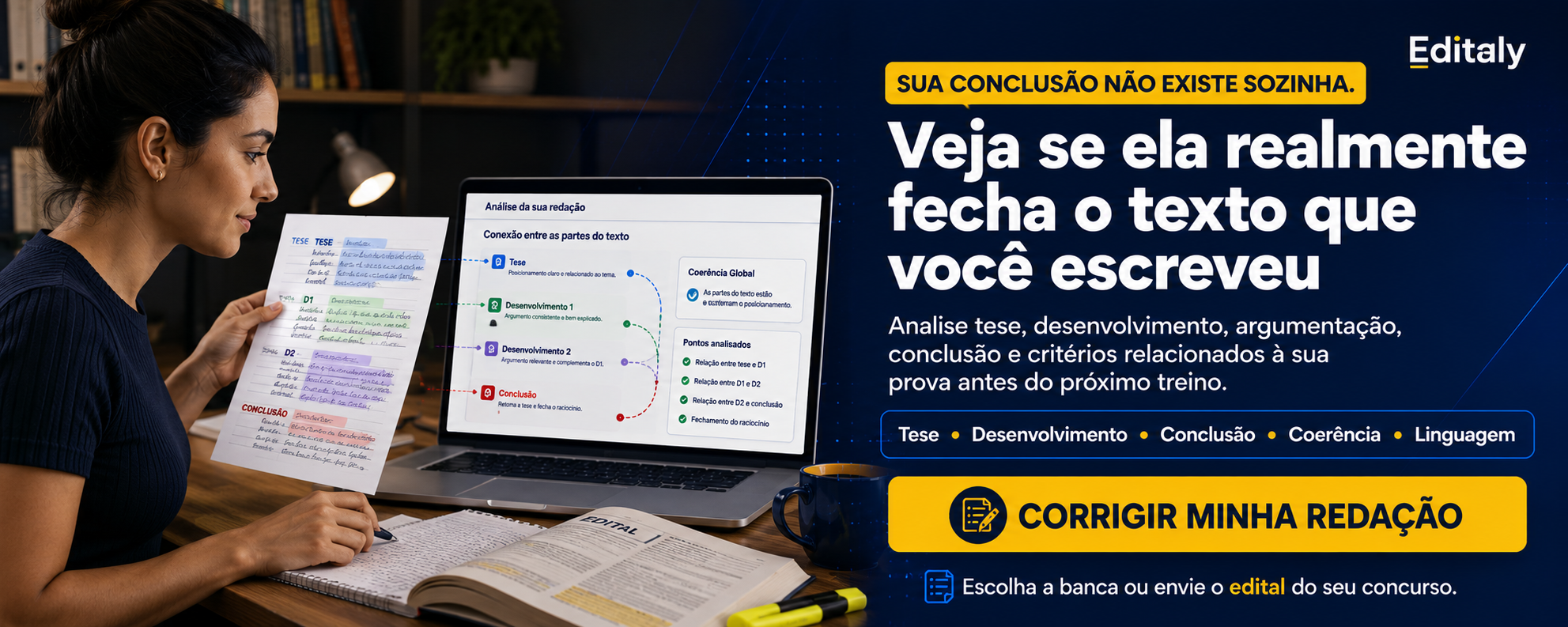 Sua conclusão está respondendo à sua prova — ou a uma fórmula que você decorou?