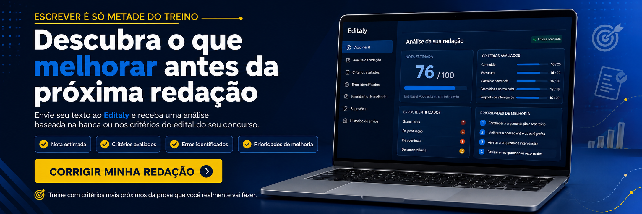 Escrever é só a metade do Treino