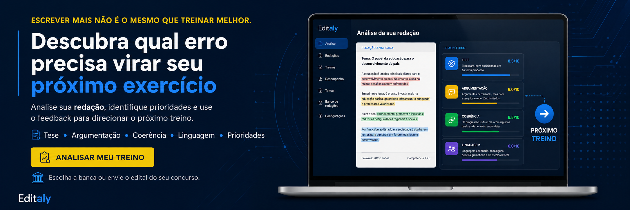 Não tente adivinhar o tema. Prepare-se para responder bem mesmo quando a proposta mudar.