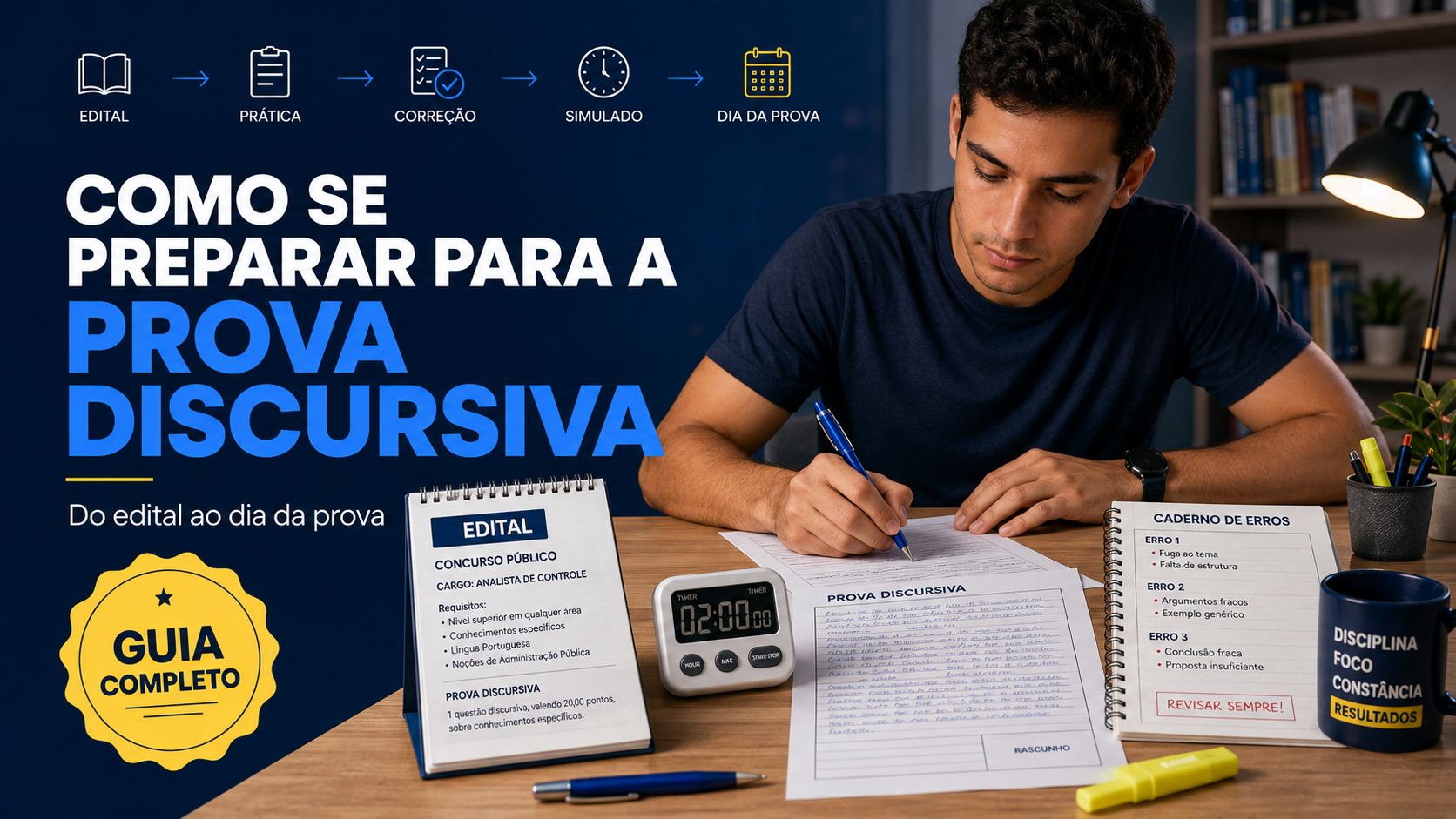 Como se preparar para a prova discursiva de concurso