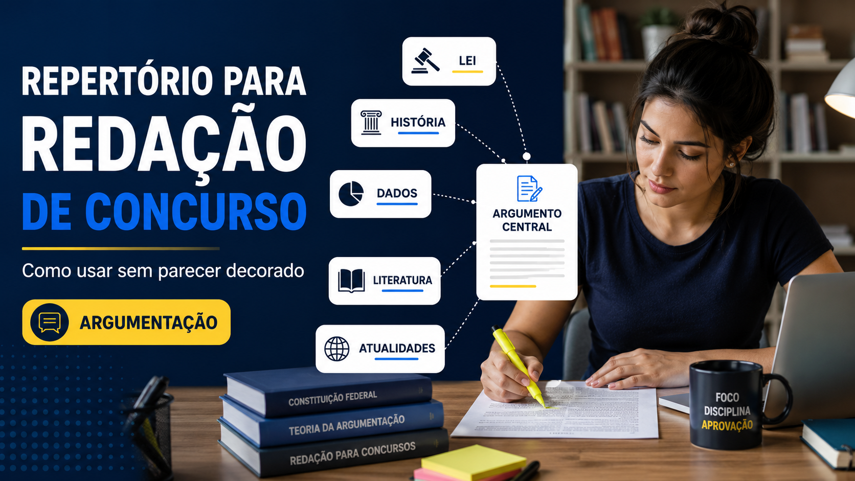 Repertório para redação de concurso